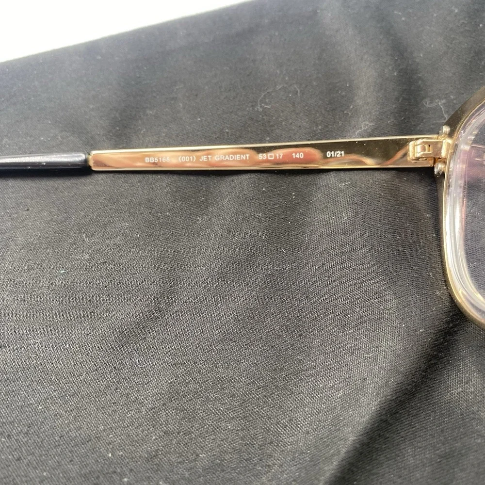 Bebe Eyeglasses Women FRAME ONLY BB5168 Cat Eye 53-17-140 Jet Gradient 536